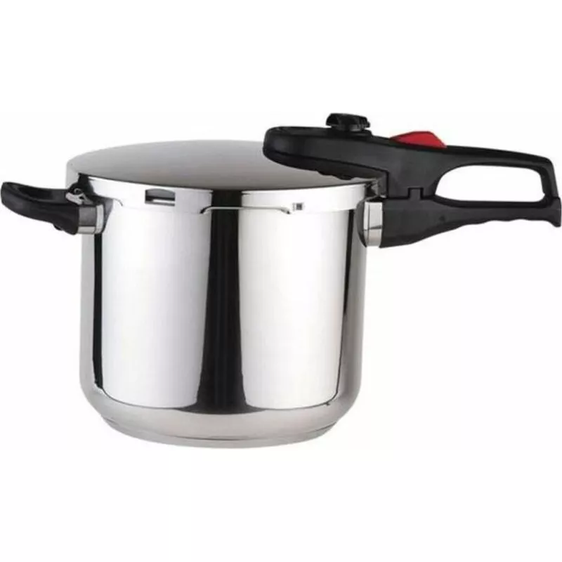 Olla a presión Magefesa Practika Plus 3,2L inducción de acero inoxidable con tapa y válvula de seguridad