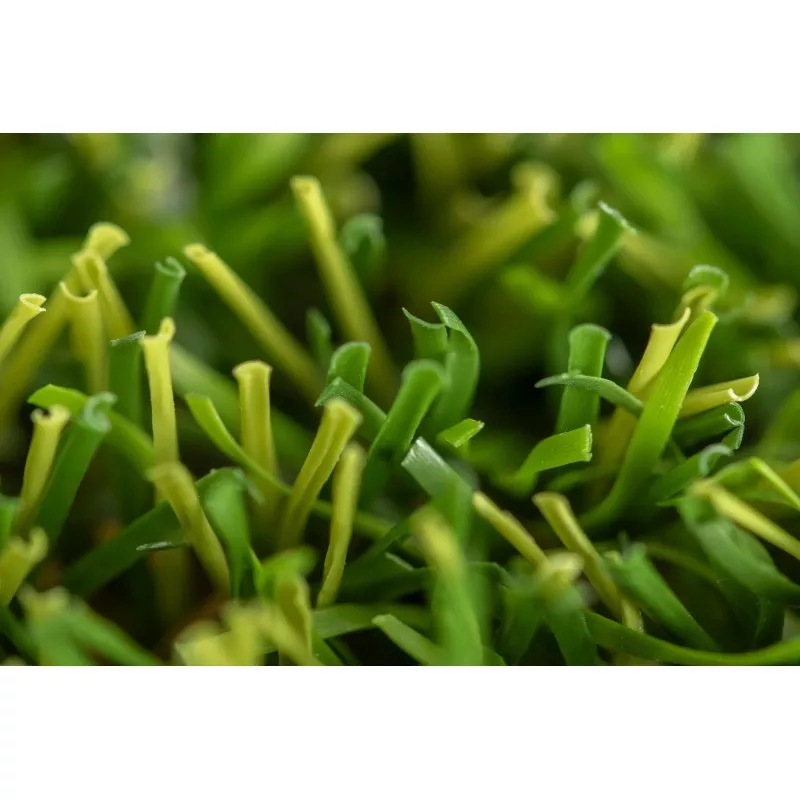 Césped artificial Realturf Terranova 35 mm (1 m2) en verde con textura natural y alta resistencia a la intemperie