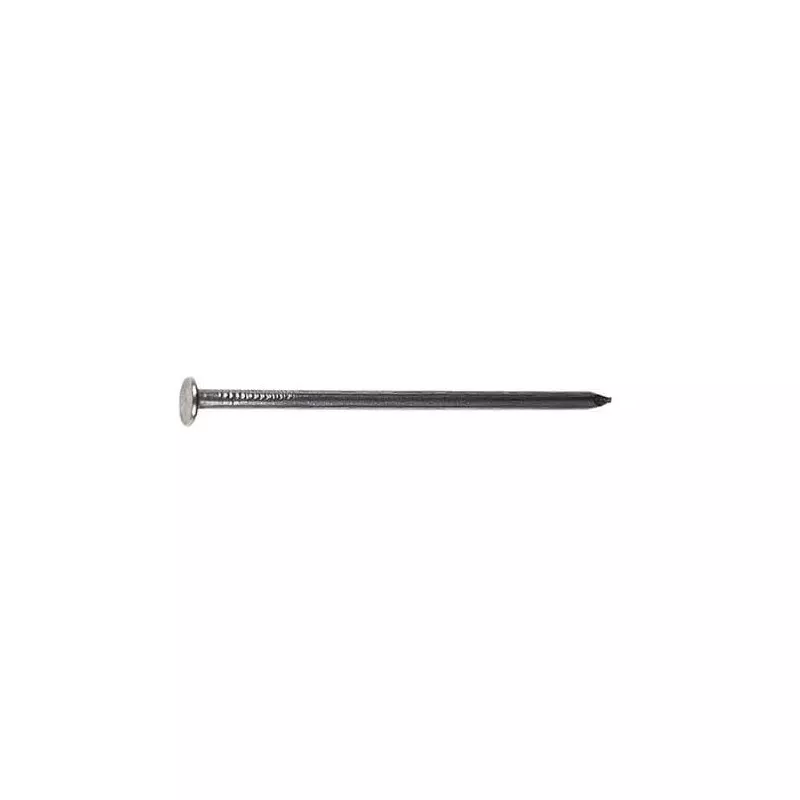 Puntas hierro cabeza plana 16x30 mm de Moreda Riviere en caja de 3 kg, diseño robusto y acabado galvánico.