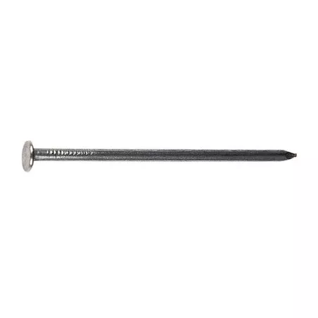 Puntas hierro cabeza plana 14x40 mm Moreda Riviere en caja de 3 kg, resistentes y ideales para construcción.
