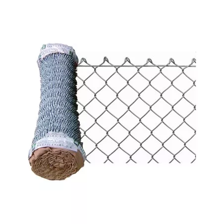 Enrejado simple torsión galvanizado Moreda 50/14/1 en color gris, formato de 1 m por 25 m, resistente y duradero.