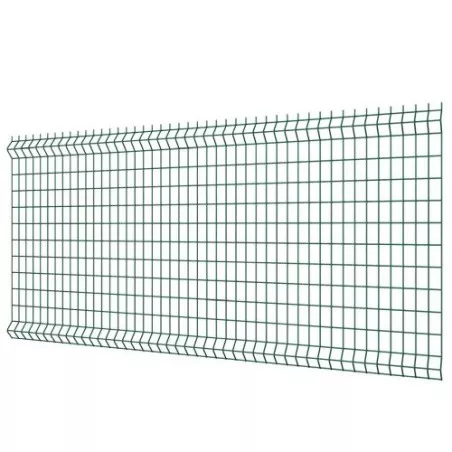 Malla BricoHércules Moreda verde 2500x1500 mm de alambre de 4 mm, robusta y ideal para cercar jardines.