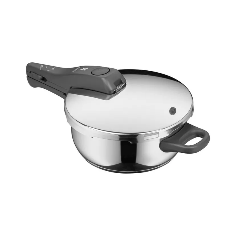 Olla a presión WMF Perfect 3L de acero inoxidable con diseño moderno y base apta para inducción