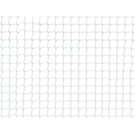 Malla plástica cuadrada Nortene Cuadranet 23 mm 1x5 m blanca, material resistente, diseño cuadrado y acabado ligero.