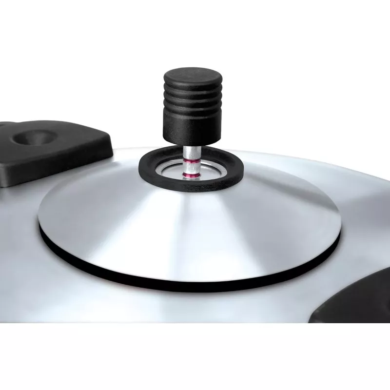 Olla rápida Jata OSR6 6L de acero inoxidable con sistema de inducción y diseño moderno para cocinar rápido.