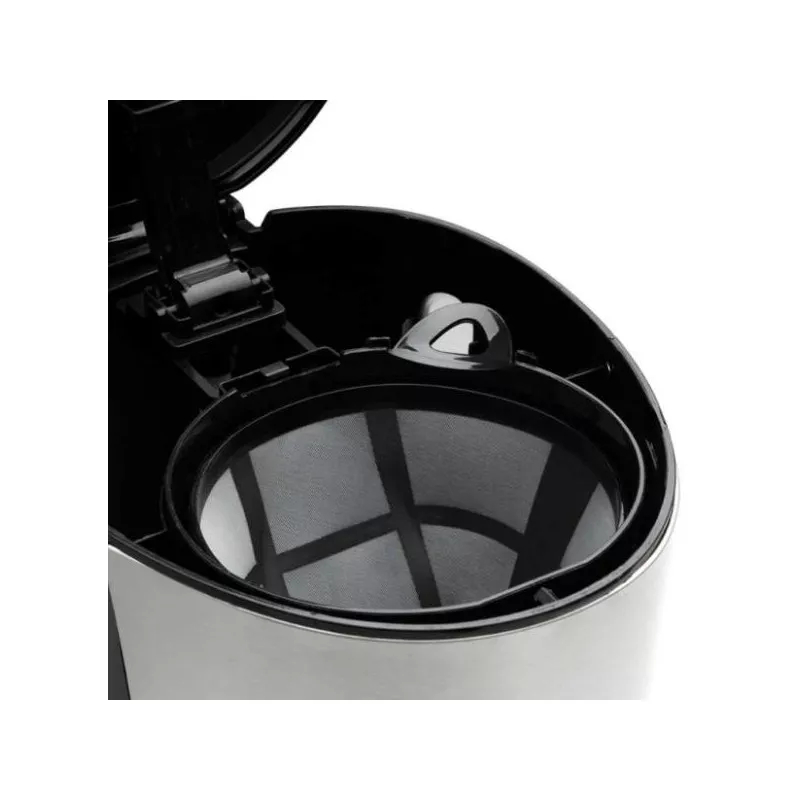Cafetera de goteo Orbegozo CG4515 15 tazas 900W inox con filtro permanente y diseño elegante en acero inoxidable.