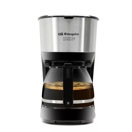 Cafetera de goteo Orbegozo CG4512 12 tazas 800W inox con acabado en acero inoxidable y diseño moderno y compacto.