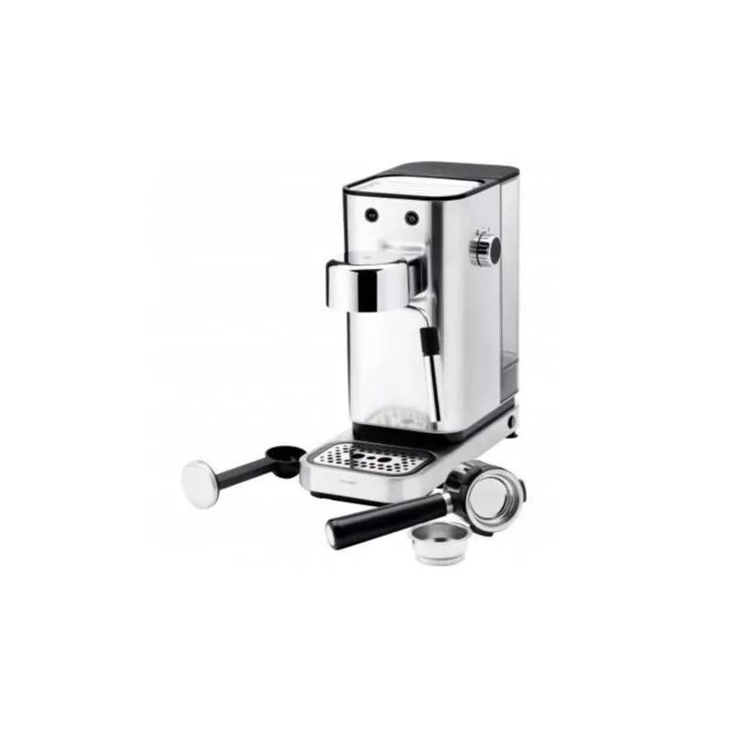 Cafetera espresso WMF Lumero 15 bar 1350W inox con diseño moderno y acabado en acero inoxidable brillante