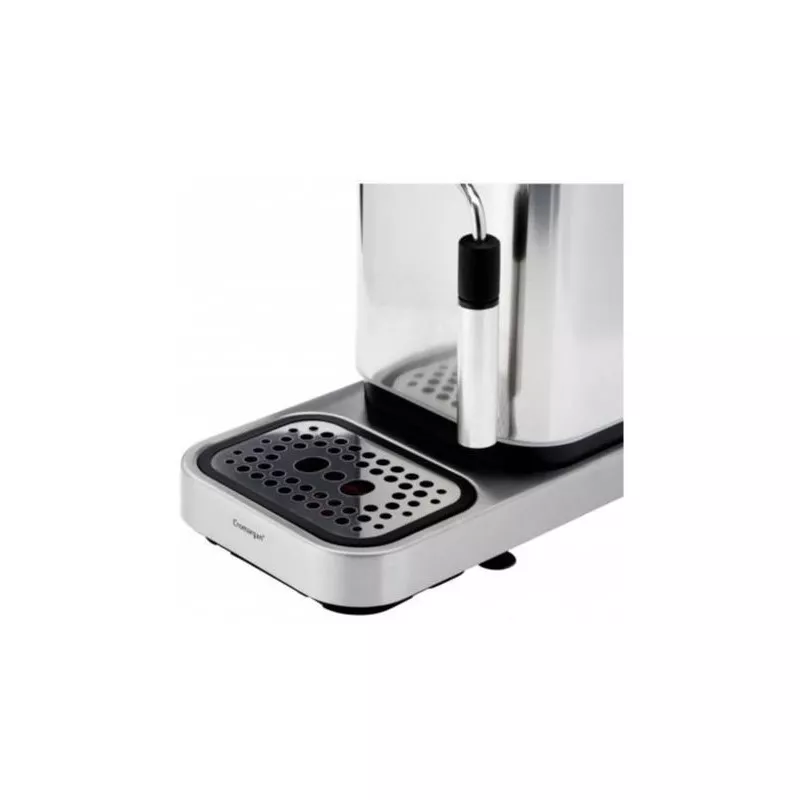 Cafetera espresso WMF Lumero 15 bar 1350W, diseño inox, soporte de acero, base antideslizante y espumador de leche.