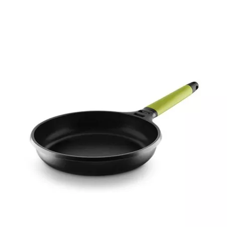 Sartén Fundix Kiwi 18 cm de aluminio fundido inducción con mango verde ergonómico y revestimiento antiadherente