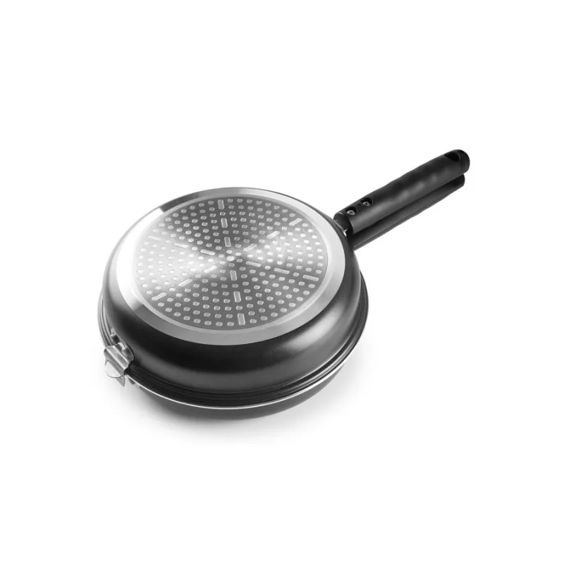 Sartén tortilla Ibili Indubasic 24 cm aluminio inducción negra con diseño antiadherente y mango ergonómico.