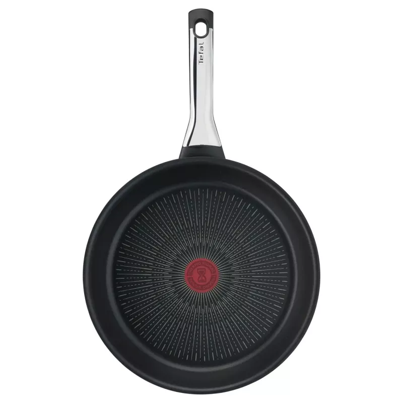 Sartén Tefal Excellence 20 cm de aluminio antiadherente en color negro, diseño eficiente para inducción.