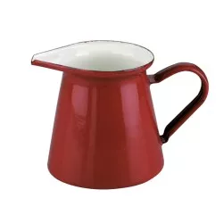 JARRA 0.50 ROJA IBILI RFº 910550 de acero esmaltado con diseño vintage y acabado brillante.