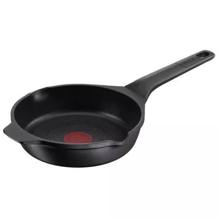 Sartén Tefal Robusto 20 cm aluminio inducción negro con revestimiento antiadherente y diseño ergonómico