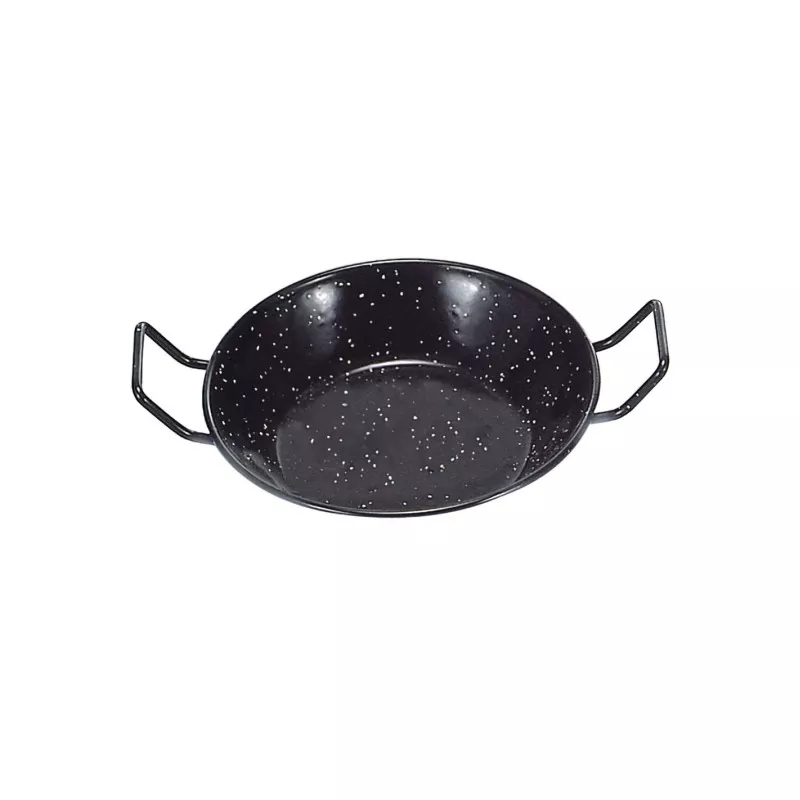 Sartén honda Garcima La Ideal 26 cm esmaltada en color negro con asas y acabado brillo ideal para cocinar.