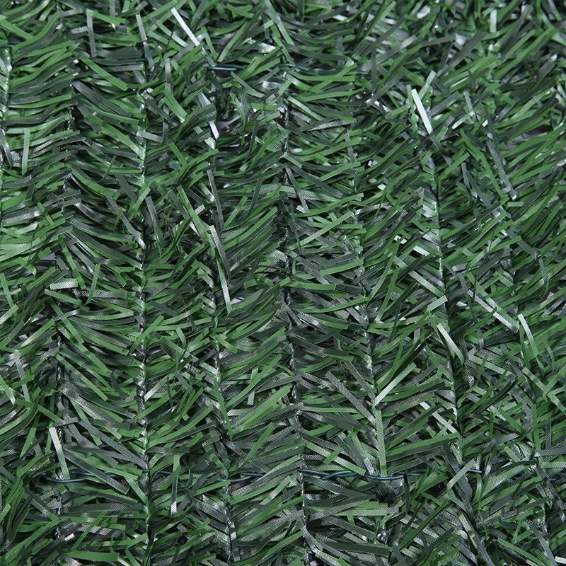Seto artificial Bonerva 36 varillas 2x3 m verde de polipropileno con 90% de ocultación y diseño naturalista.