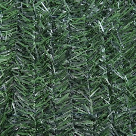Seto artificial Bonerva 36 varillas 2x3 m verde de polipropileno con 90% de ocultación y diseño naturalista.