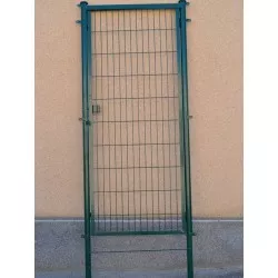 Puerta verde malla electrosoldada Vimasa 0,80 x 2,00 m en acero galvanizado, diseño resistente y duradero.