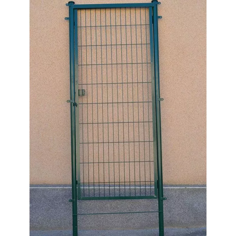 Puerta verde malla electrosoldada Vimasa 0,80 x 2,00 m en acero galvanizado, diseño resistente y duradero.