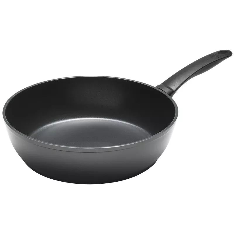 Sartén alta Kuhn Rikon Easy Induction 24 cm antiadherente color negro con diseño ergonómico y material de alta calidad