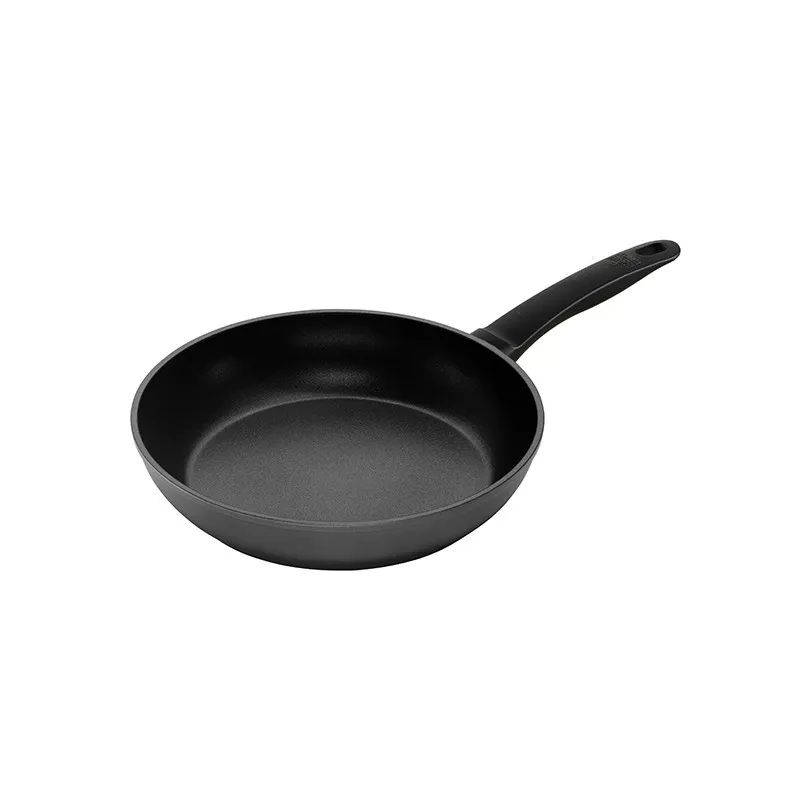 Sartén Kuhn Rikon Cucina 24 cm aluminio antiadherente color negro con mango ergonómico y diseño moderno.