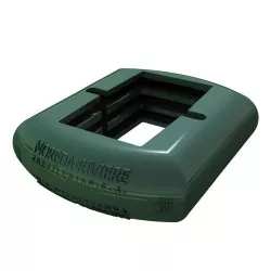 Abrazadera Hércules verde poliamida Moreda Riviere, diseño robusto, ideal para sujeción, paquete de 2 unidades