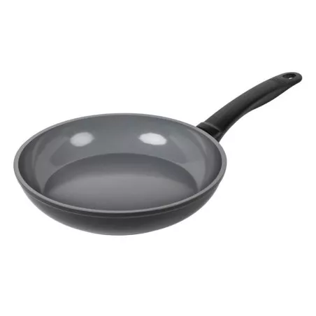 Sartén Kuhn Rikon Easy Ceramic 28 cm cerámica inducción color gris con revestimiento antiadherente y mango ergonómico
