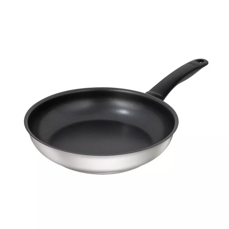 Sartén Kuhn Rikon Classic 28 cm de aluminio antiadherente con mango ergonómico y acabado pulido brillante