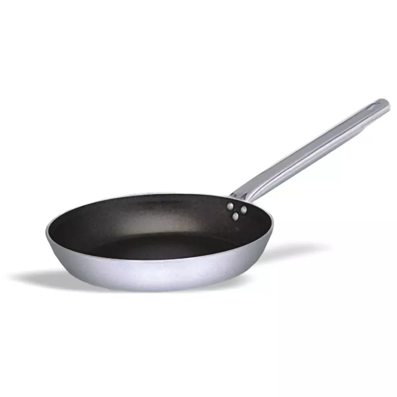 Sartén Pujadas Alu Pro Ergos 24 cm de aluminio inducción con acabado antiadherente y diseño ergonómico.