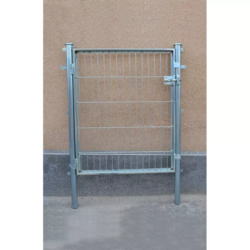 Puerta zincada malla electrosoldada Vimasa 0,80 x 1,00 m de acero galvanizado con acabado en color plateado.