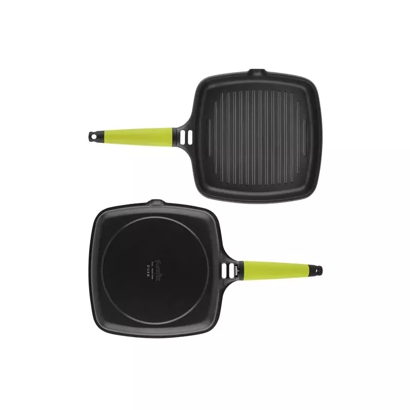 ASADOR FUNDIX RAYADO M/KIWI 22 CM.