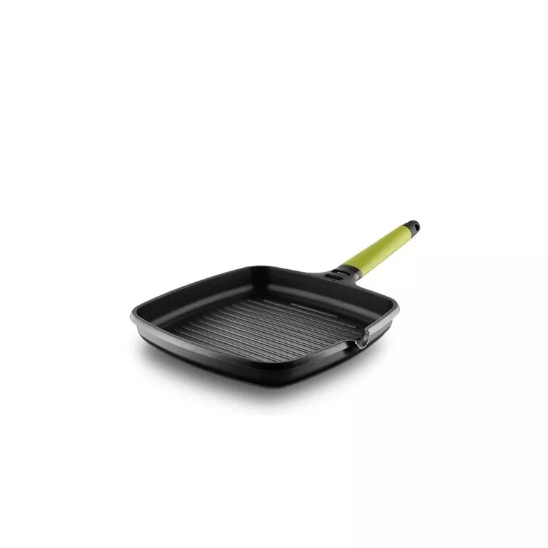 ASADOR FUNDIX RAYADO M/KIWI 27 CM.