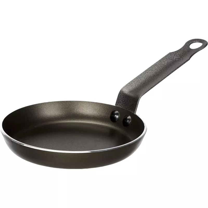 Sartén Lacor Robust 23614 14 cm de aluminio antiadherente en acabado negro, diseño funcional y duradero.