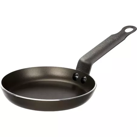 Sartén Lacor Robust 23614 14 cm de aluminio antiadherente en acabado negro, diseño funcional y duradero.
