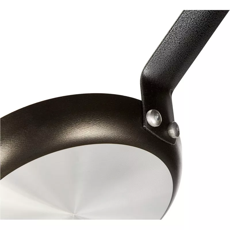 Sartén Lacor Robust 23614 14 cm aluminio antiadherente con mango negro y acabado mate en color gris.