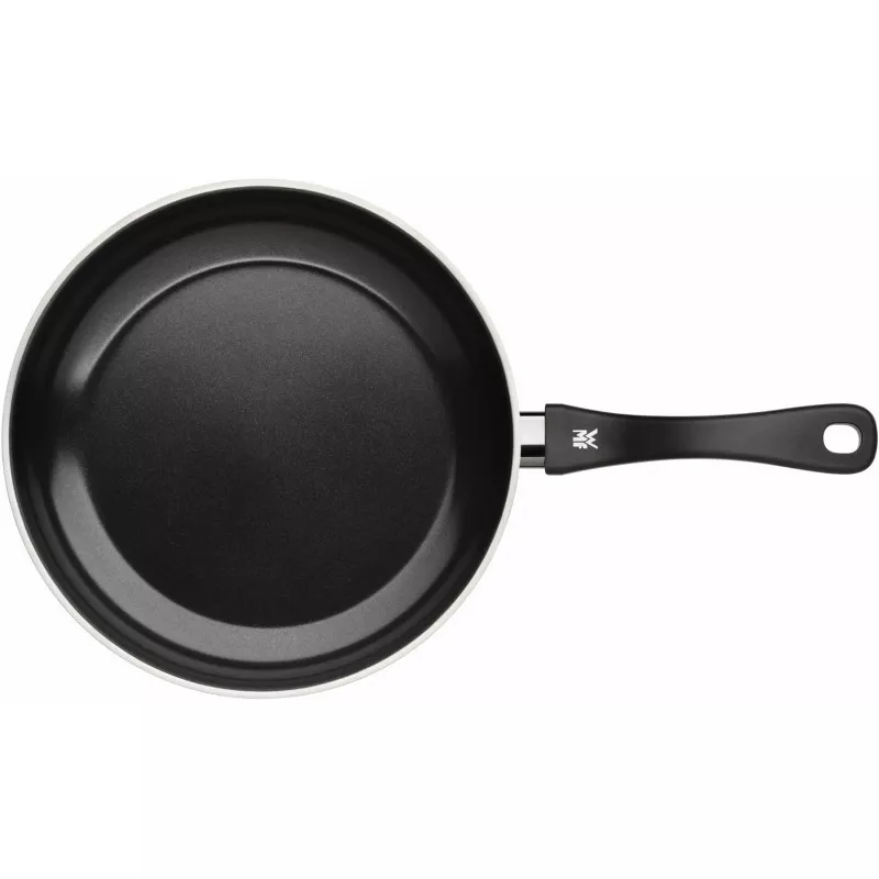Sartén WMF Devil 24 cm de acero inoxidable negro con revestimiento antiadherente y mango ergonómico