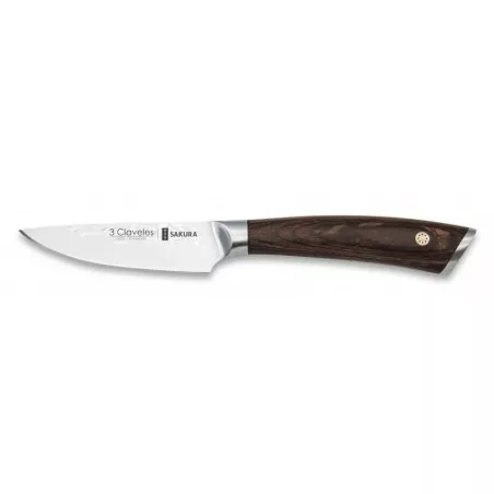 Cuchillo verduras Tres Claveles Sakura 9cm hoja martillada