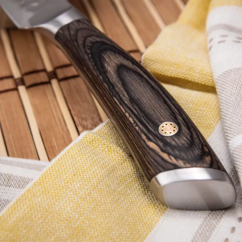 Cuchillo verduras Tres Claveles Sakura 9cm hoja martillada