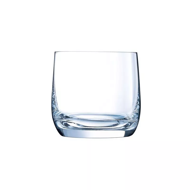 VASO VIGNE FB 37 CL. 9122370 de vidrio transparente con diseño moderno y acabado pulido ideal para bebidas.