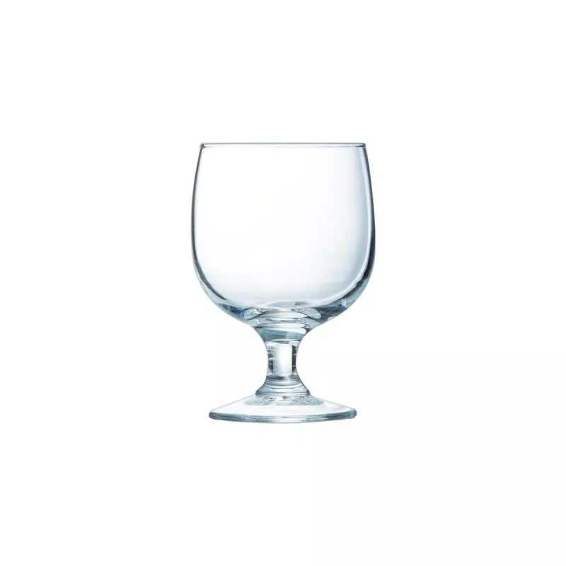 COPA ALPIA 16 CL. 77275 de vidrio transparente, diseño clásico y base resistente, ideal para bebidas.