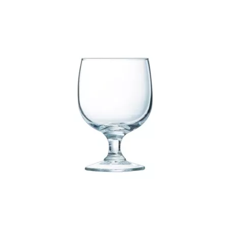 COPA ALPIA 16 CL. 77275 de vidrio transparente, diseño clásico y base resistente, ideal para bebidas.