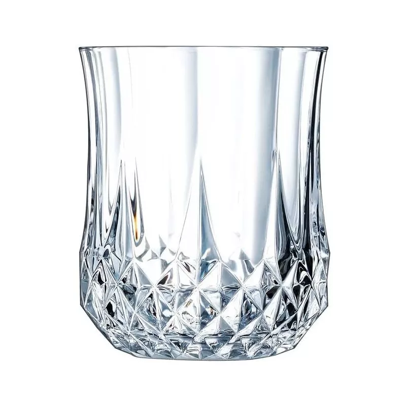 VASO MAINTENON 23 D`ARQUES de cristal transparente con diseño facetado y acabado brillante para licores