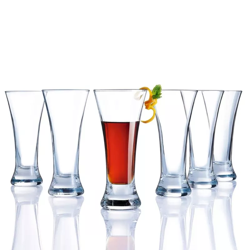 VASO SPIRIT 16 LUMINARC de vidrio transparente, con diseño elegante y acabado brillante para bebidas.