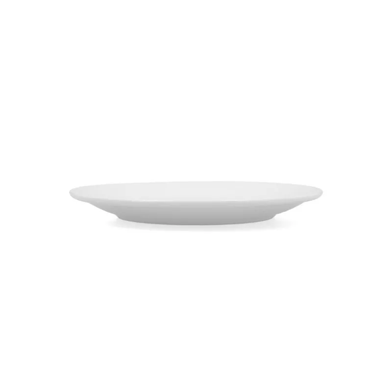 PLATO GLACIAL COUPE POSTRE 21 de cerámica blanca con acabado brillante y diseño elegante para servir postres.
