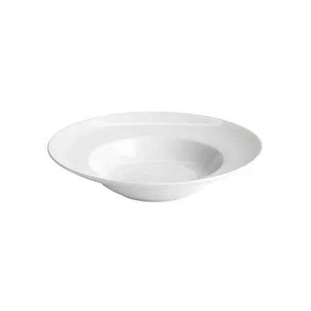PLATO PASTA 30*6 B2566 blanco de cerámica con acabado brillante y diseño moderno apto para uso diario