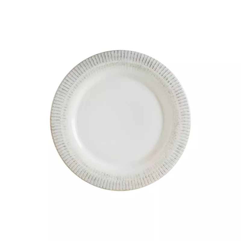 PLATO LLANO ALBUS GALATA 28 CM B928448AS de cerámica blanca con diseño elegante y acabado mate