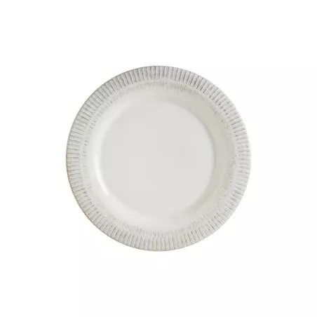 PLATO LLANO ALBUS GALATA 28 CM B928448AS de cerámica blanca con diseño elegante y acabado mate