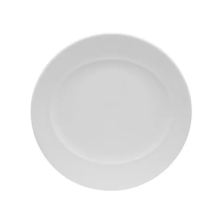 PLATO POSTRE 22 GOURMET V. ALEGRE cerámica blanca de forma redonda con acabado brillante y diseño minimalista