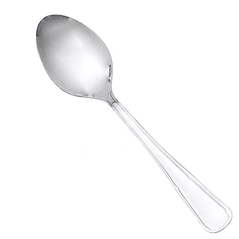 Cuchara postre Mod. 90 Magefesa de acero inoxidable con acabado pulido y diseño clásico.