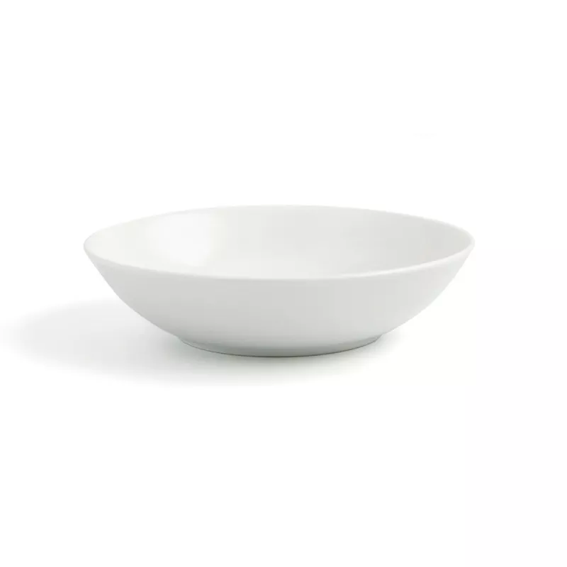 PLATO ARIANE COUPE VITAL HONDO 22 CM blanco, cerámica, diseño elegante, acabado mate, ideal para servir ensaladas y platos.